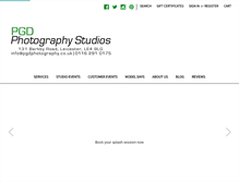Tablet Screenshot of pgdphotography.co.uk